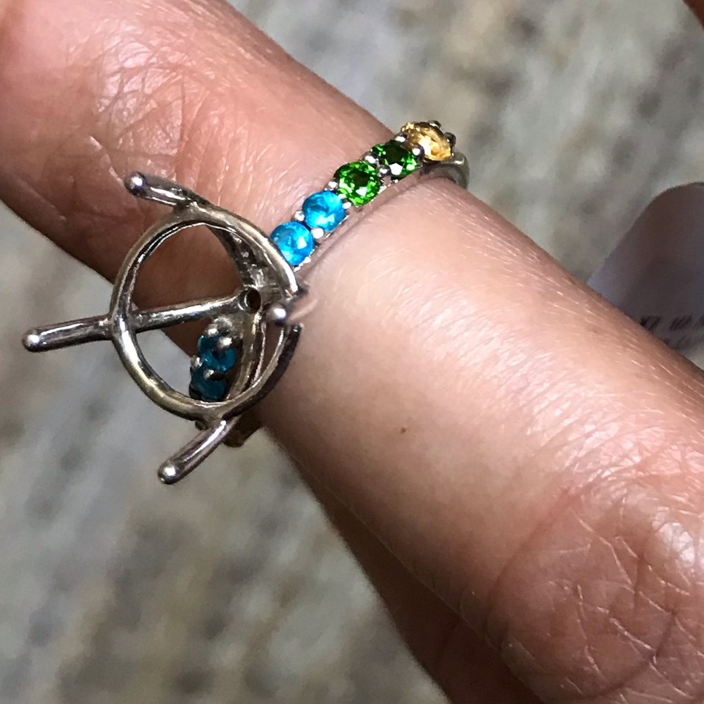 🌈Ring Setting .925 Sterling Silver